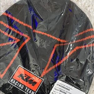 Black and Red Beanie